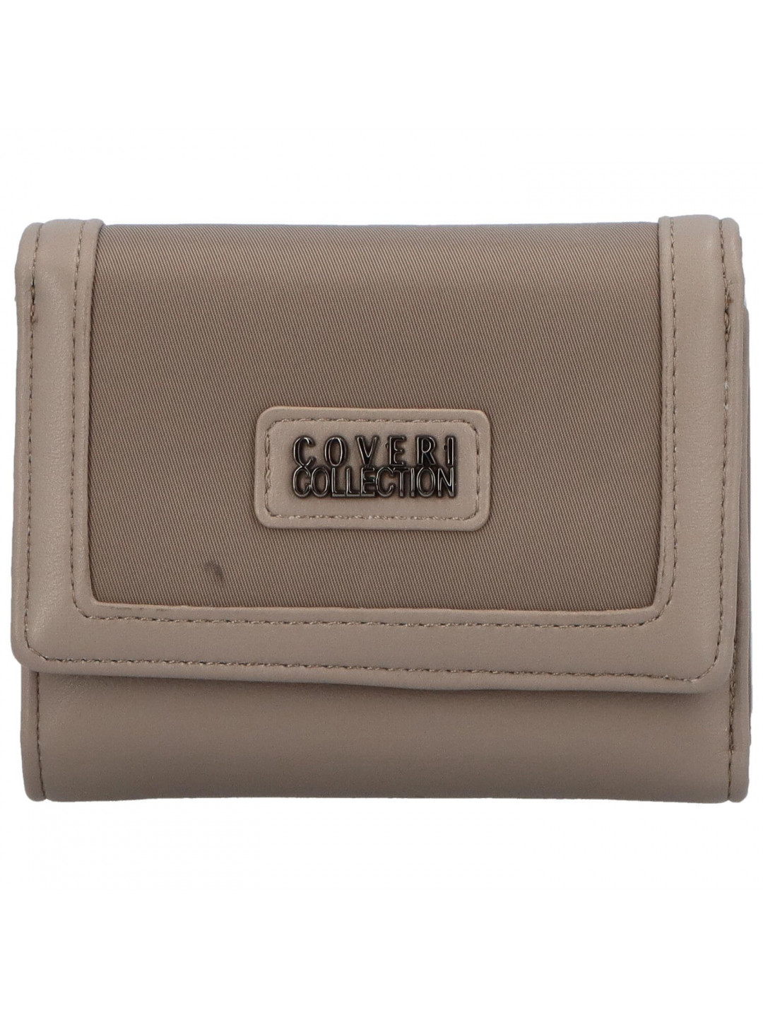 Menší dámská koženková peněženka Tadeo zemitá