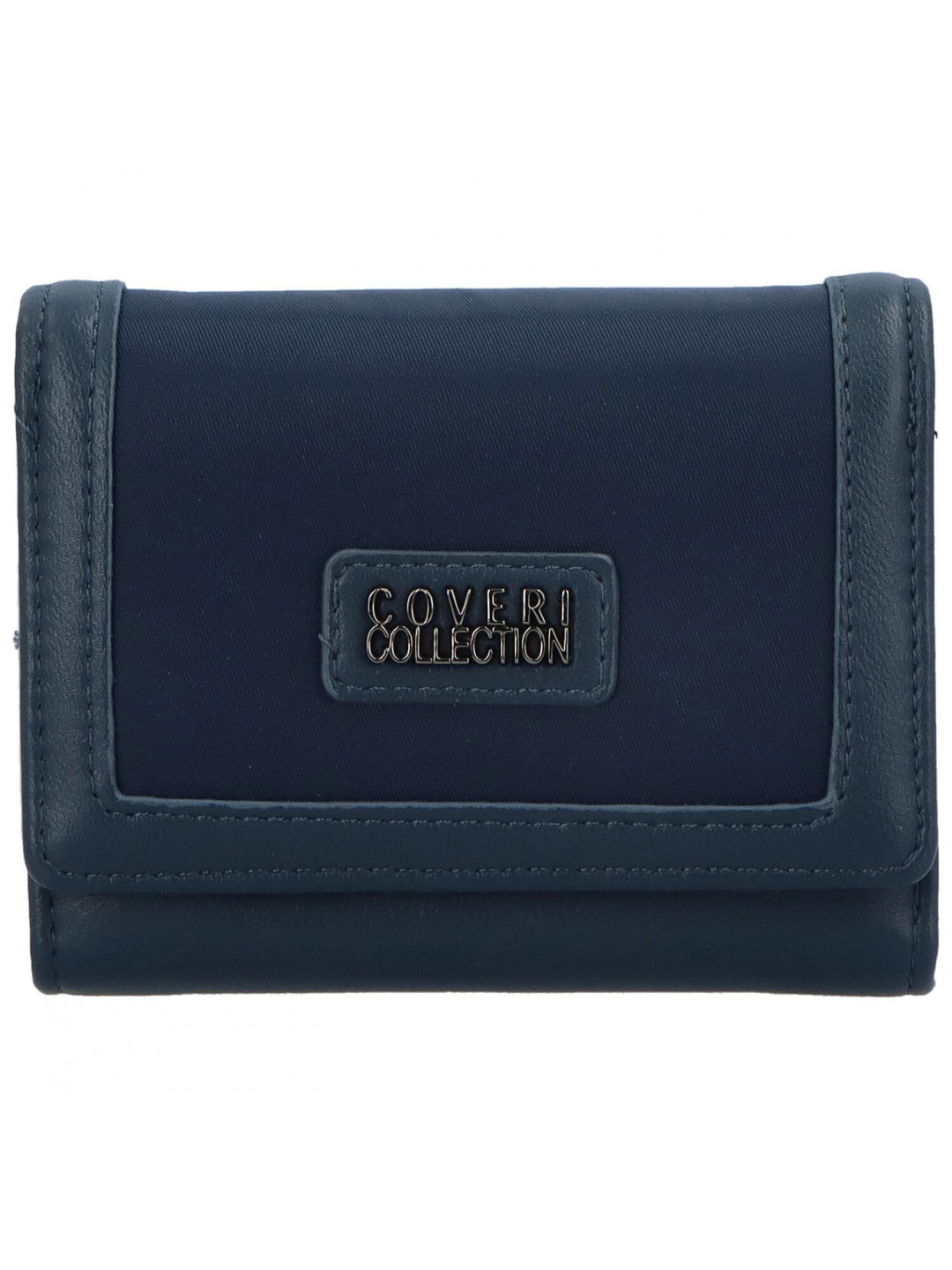 Menší dámská koženková peněženka Tadeo tmavě modrá