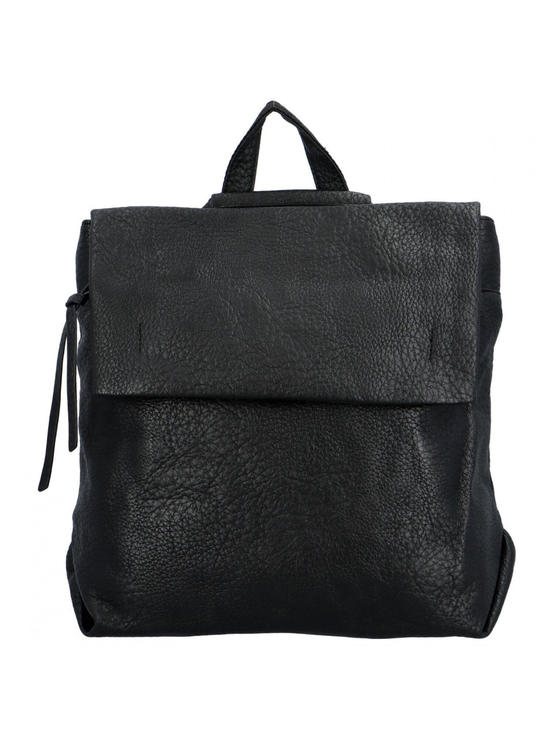 Stylový městský dámský koženkový batoh Sonleada černá