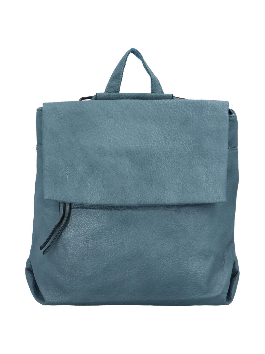 Stylový městský dámský koženkový batoh Sonleada světle modrá