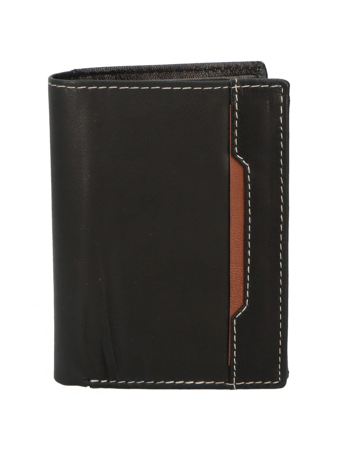 Trendová pánská kožená peněženka Vero černo – hnědá