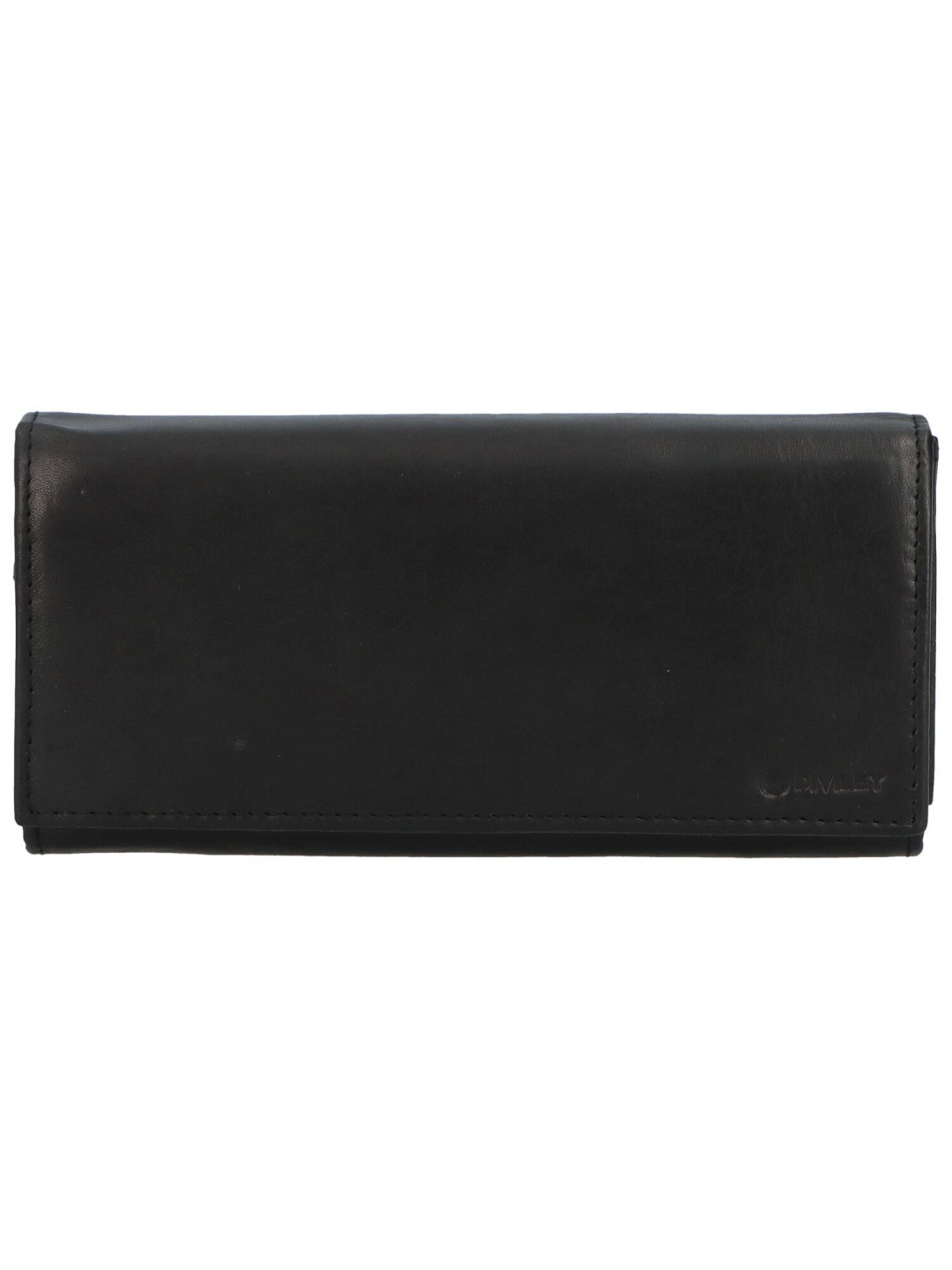 Luxusní dámská kožená peněženka Mocha černá