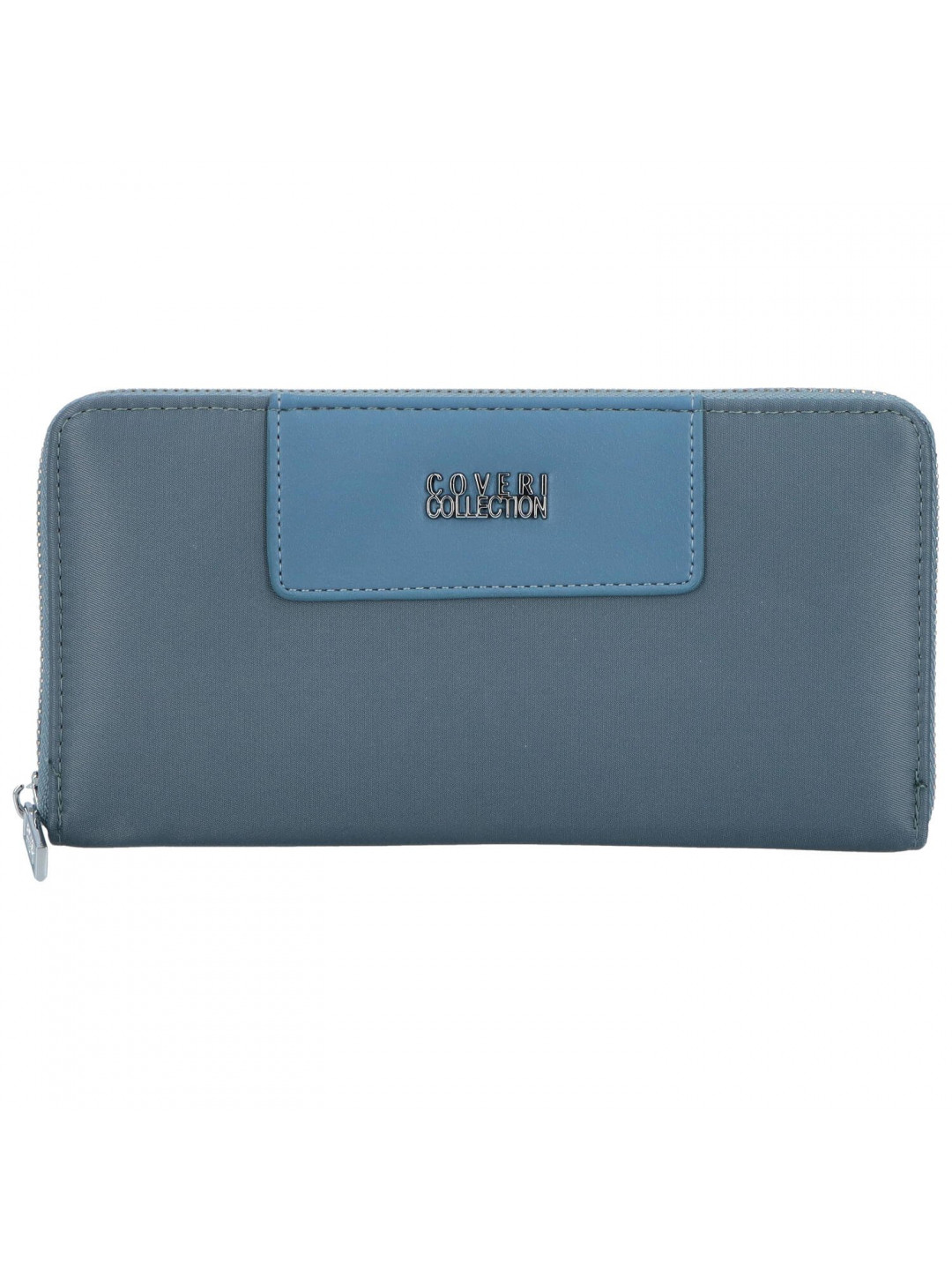 Velká pouzdrová kombinovaná dámská peněženka Tia světle modrá