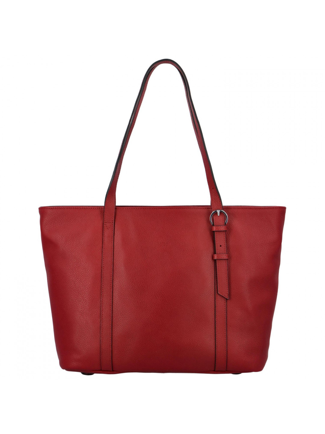 Luxusní dámská kožená kabelka Katana Siva červená