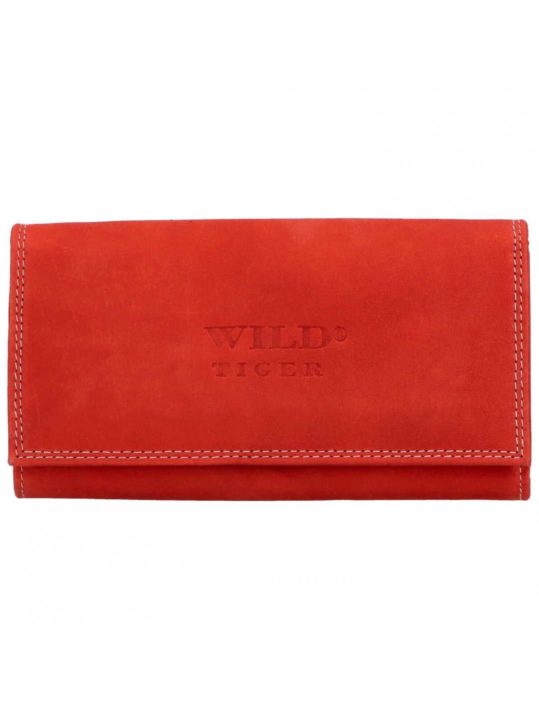 Dámská kožená peněženka Wild jasně červená