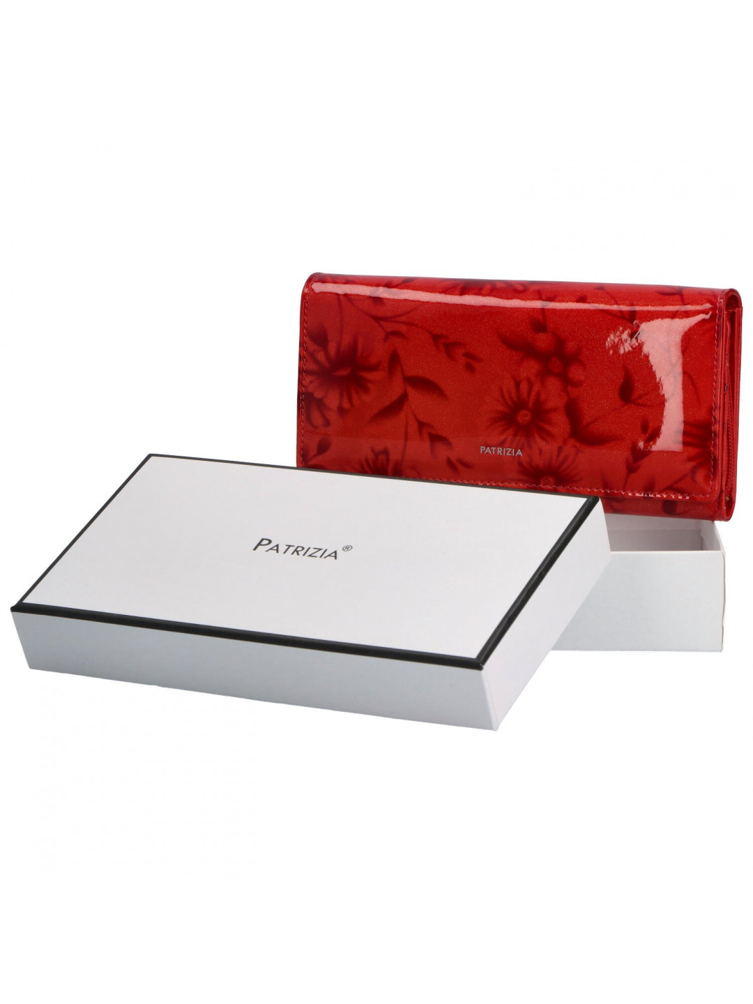 Luxusní dámská kožená peněženka Sloke červená