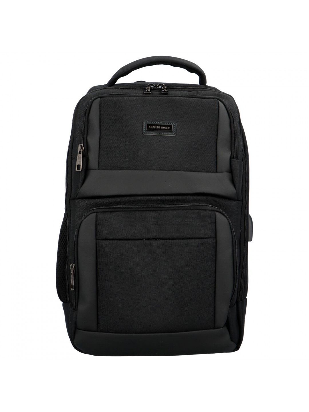 Stylový pánský látkový batoh Epil černá