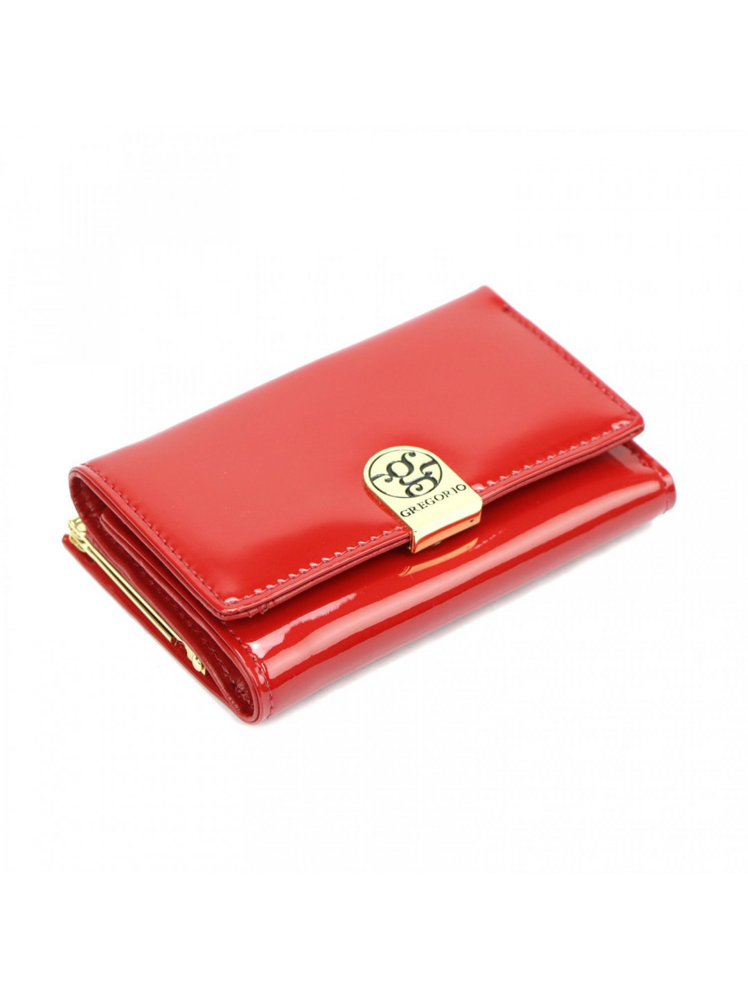 Osobitá dámská kožená peněženka Luciana červená
