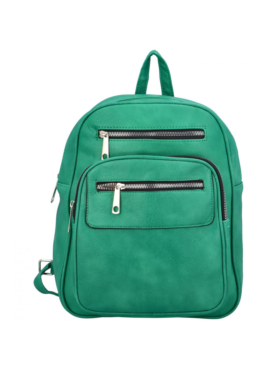 Trendový dámský koženkový batoh Amanta výrazná zelená