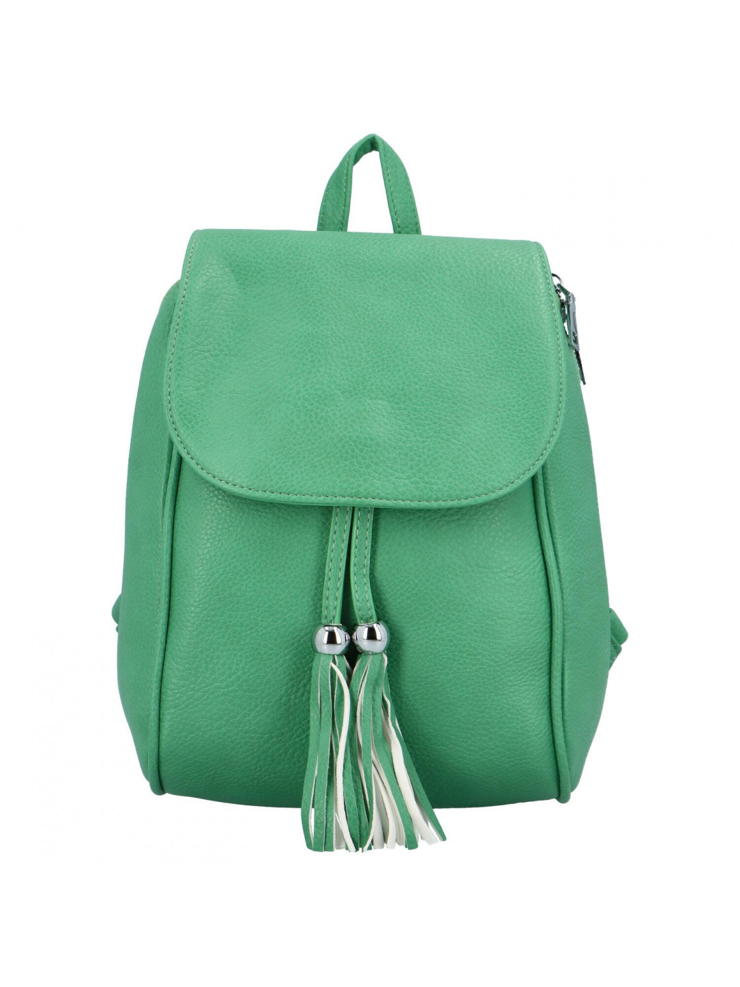 Stylový dámský koženkový batoh Gyda zelená