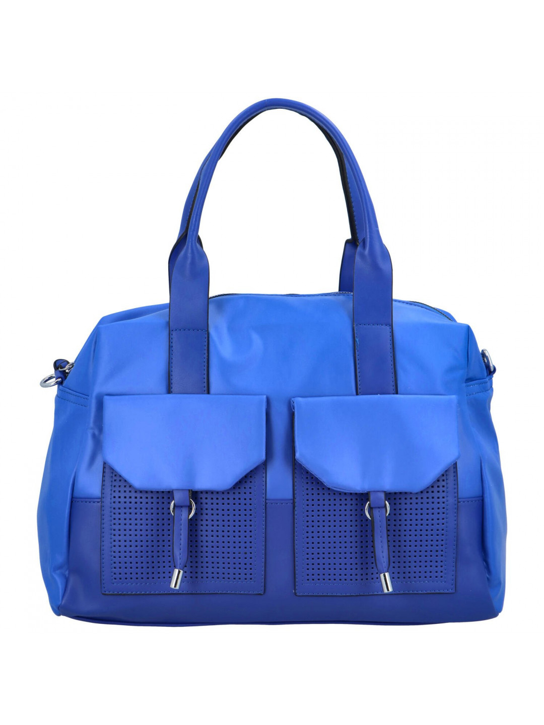 Víkendová dámská koženková taška Norma modrá
