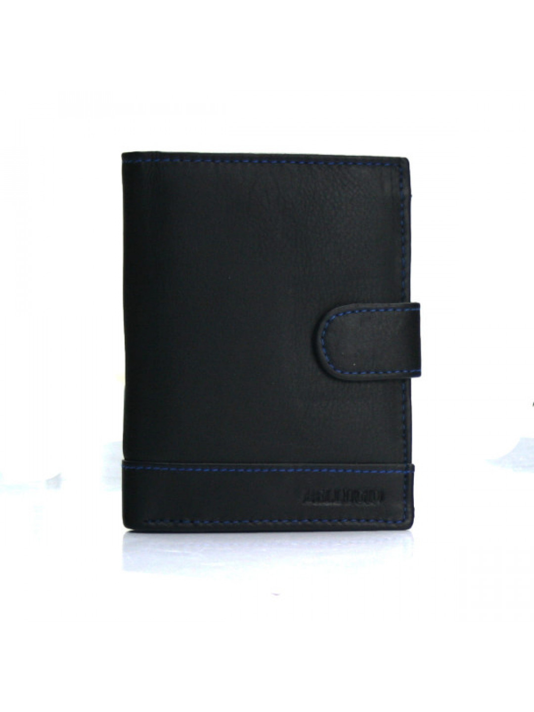 Pánská kožená peněženka Timotej černá modra
