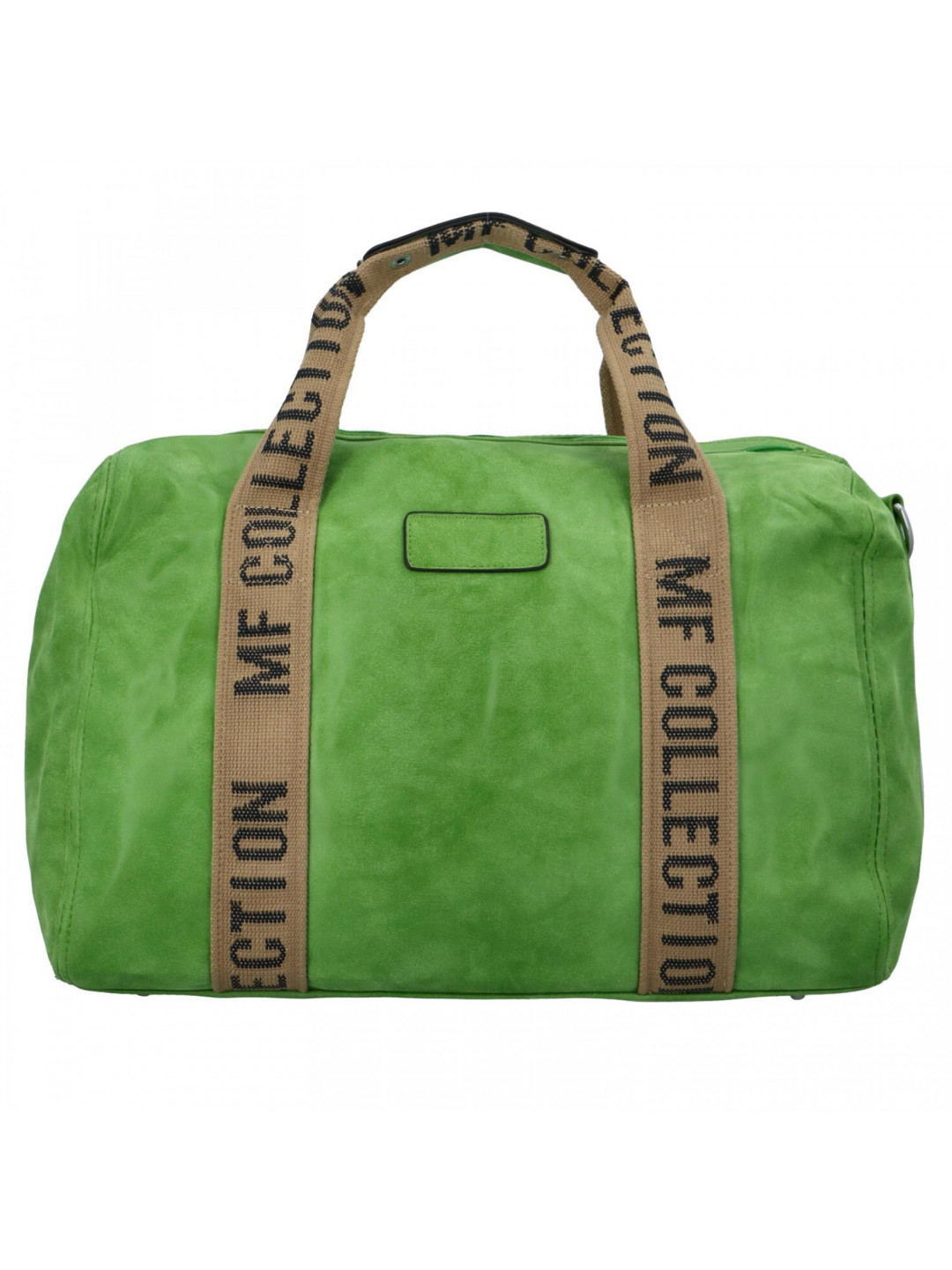 Cestovní dámská koženková kabelka Gita zelená