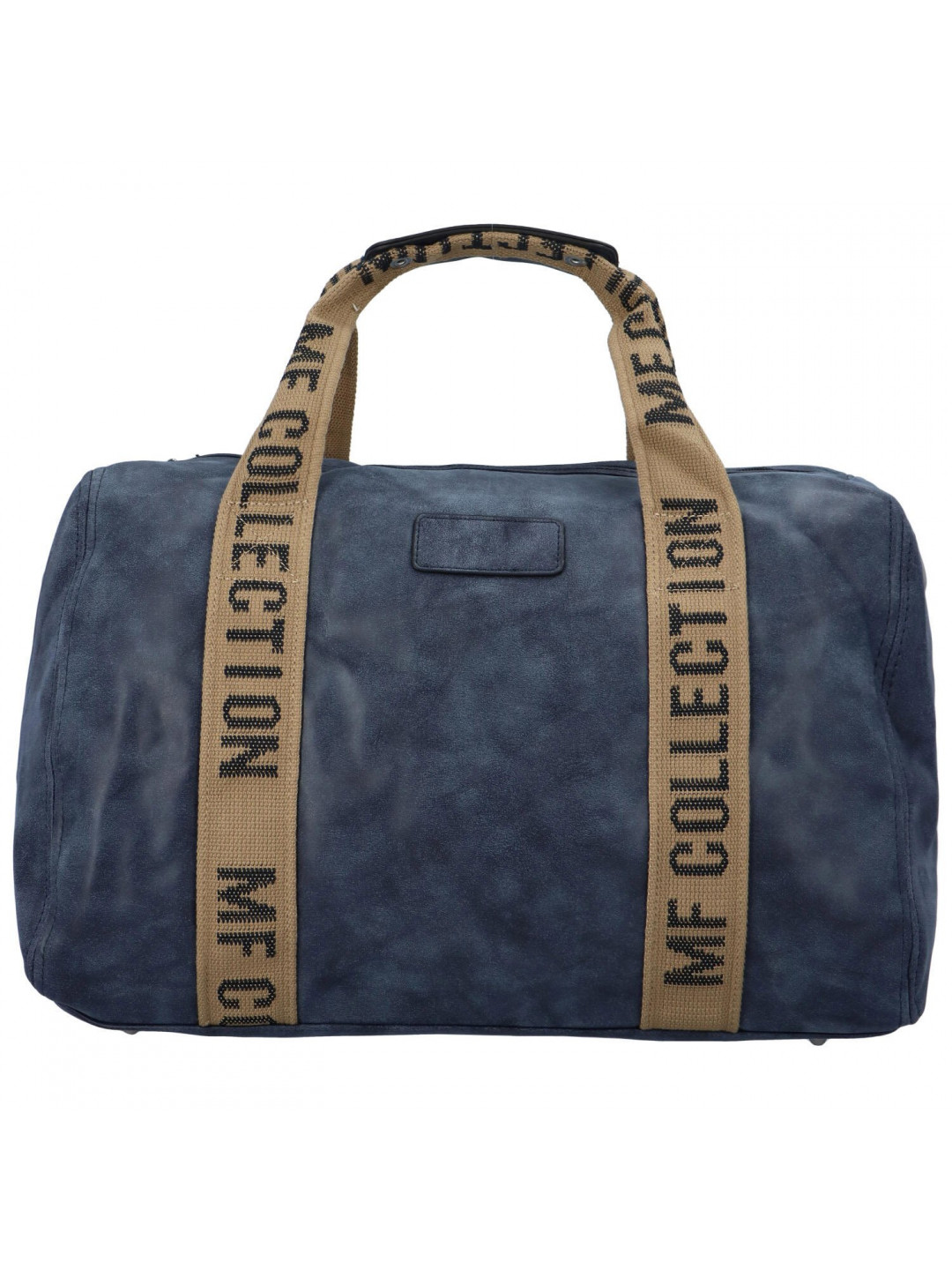Cestovní dámská koženková kabelka Gita tmavě modrá