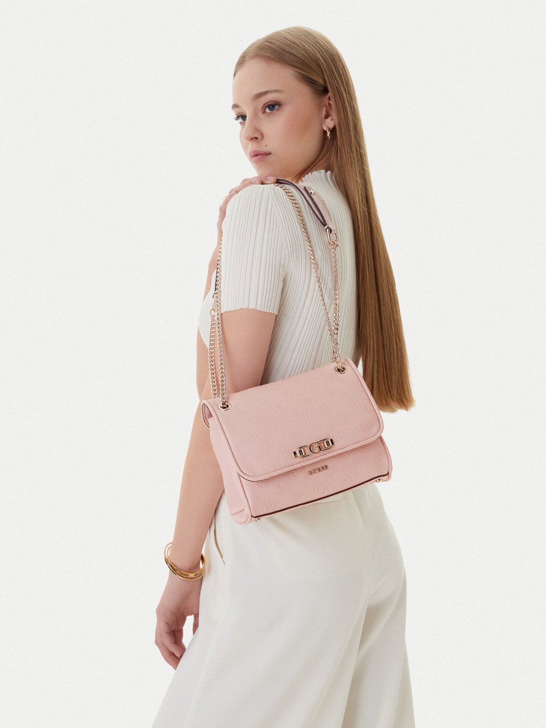 Kabelka Guess Anise HWPD99 16210 Růžová