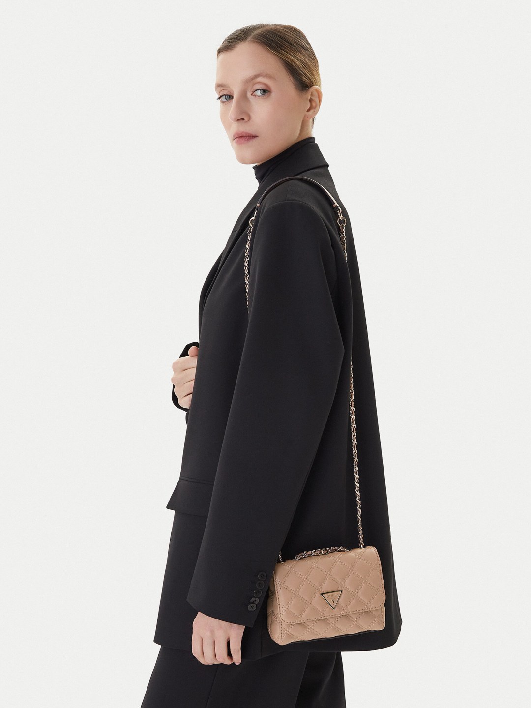 Kabelka Guess Giully II Mini HWQG96 73740 Béžová