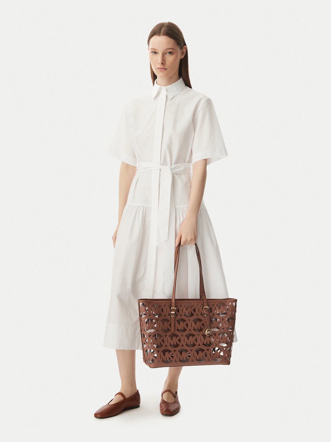 Kabelka MICHAEL Michael Kors 30S6GQNT9O Hnědá