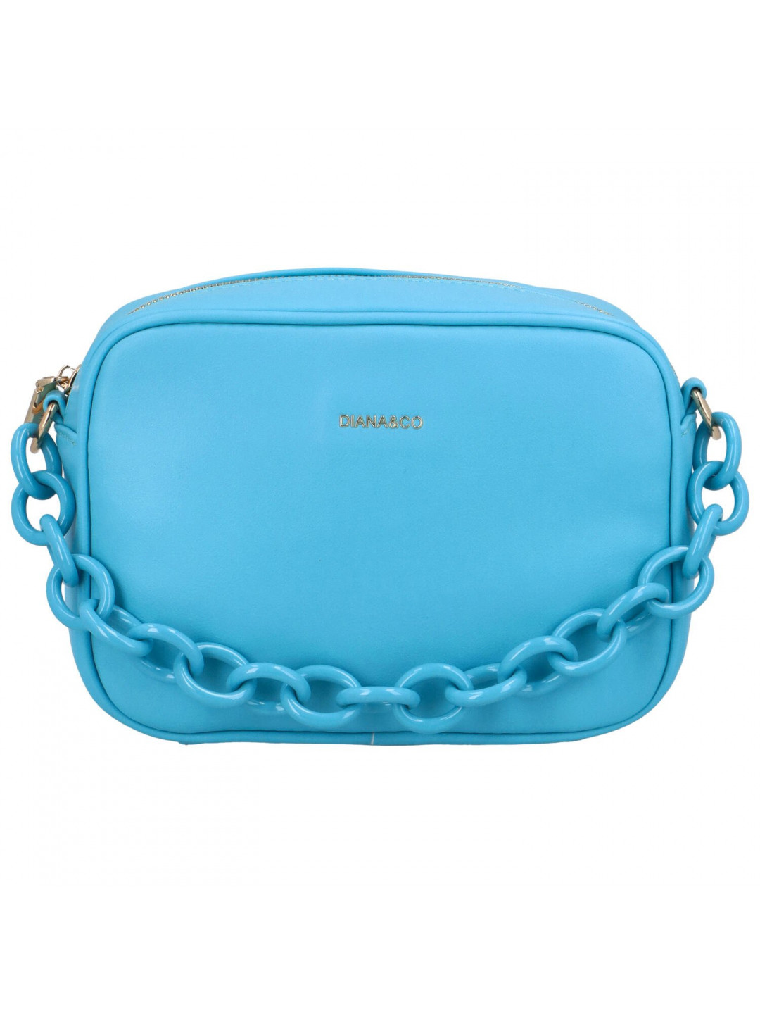 Stylová dámská koženková crossbody Simona výrazná modrá