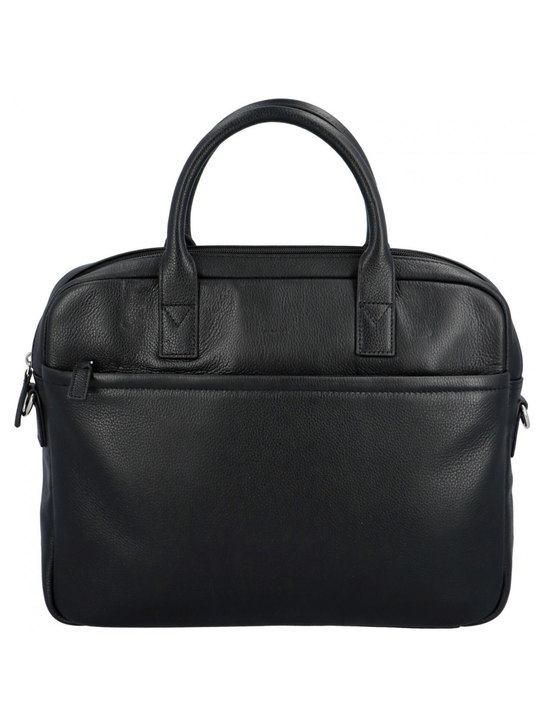 Luxusní kožená taška na notebook Katana Cipro černá
