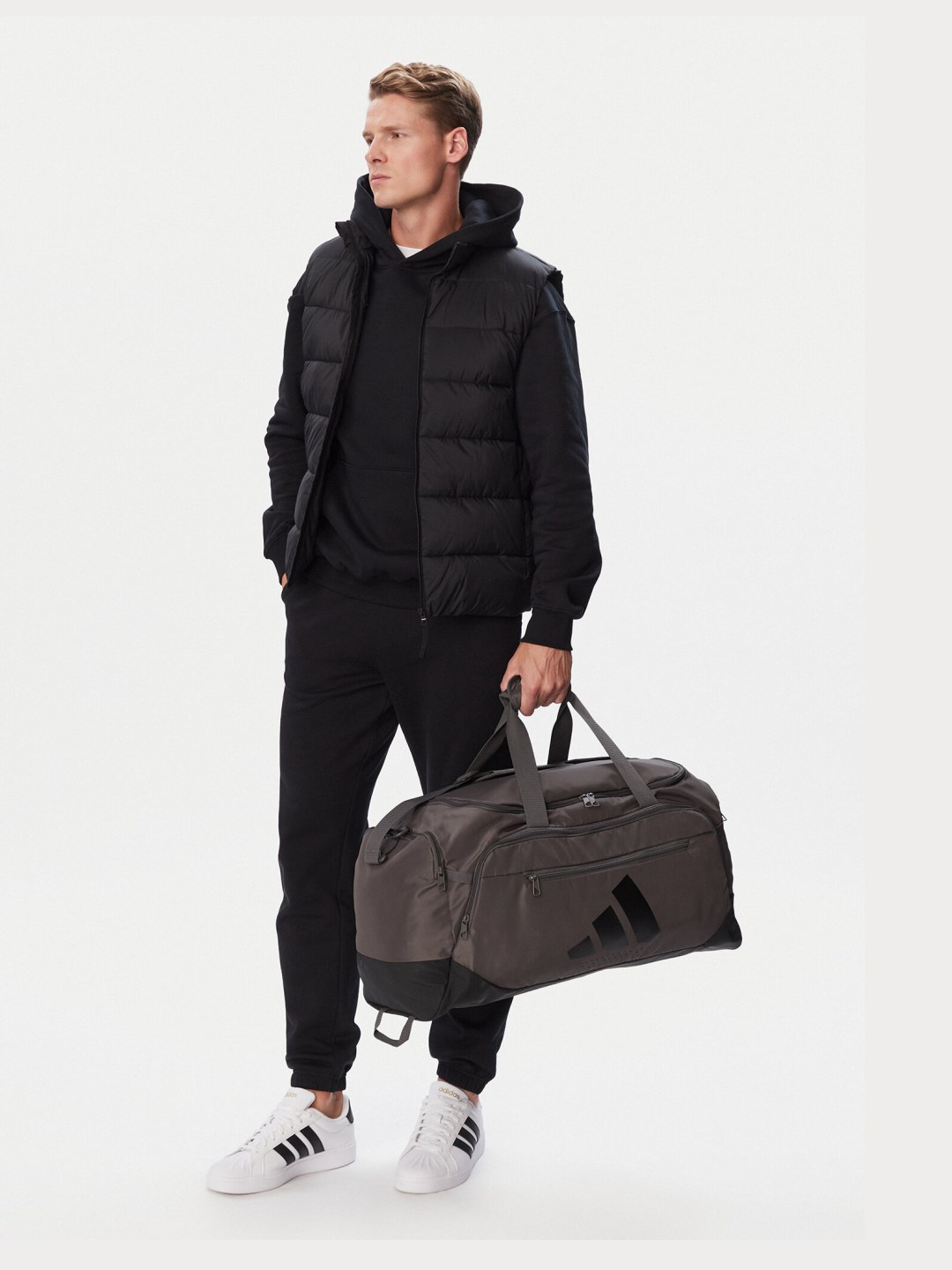 Taška adidas Training Defender Duffle Bag Medium KC6752 Hnědá