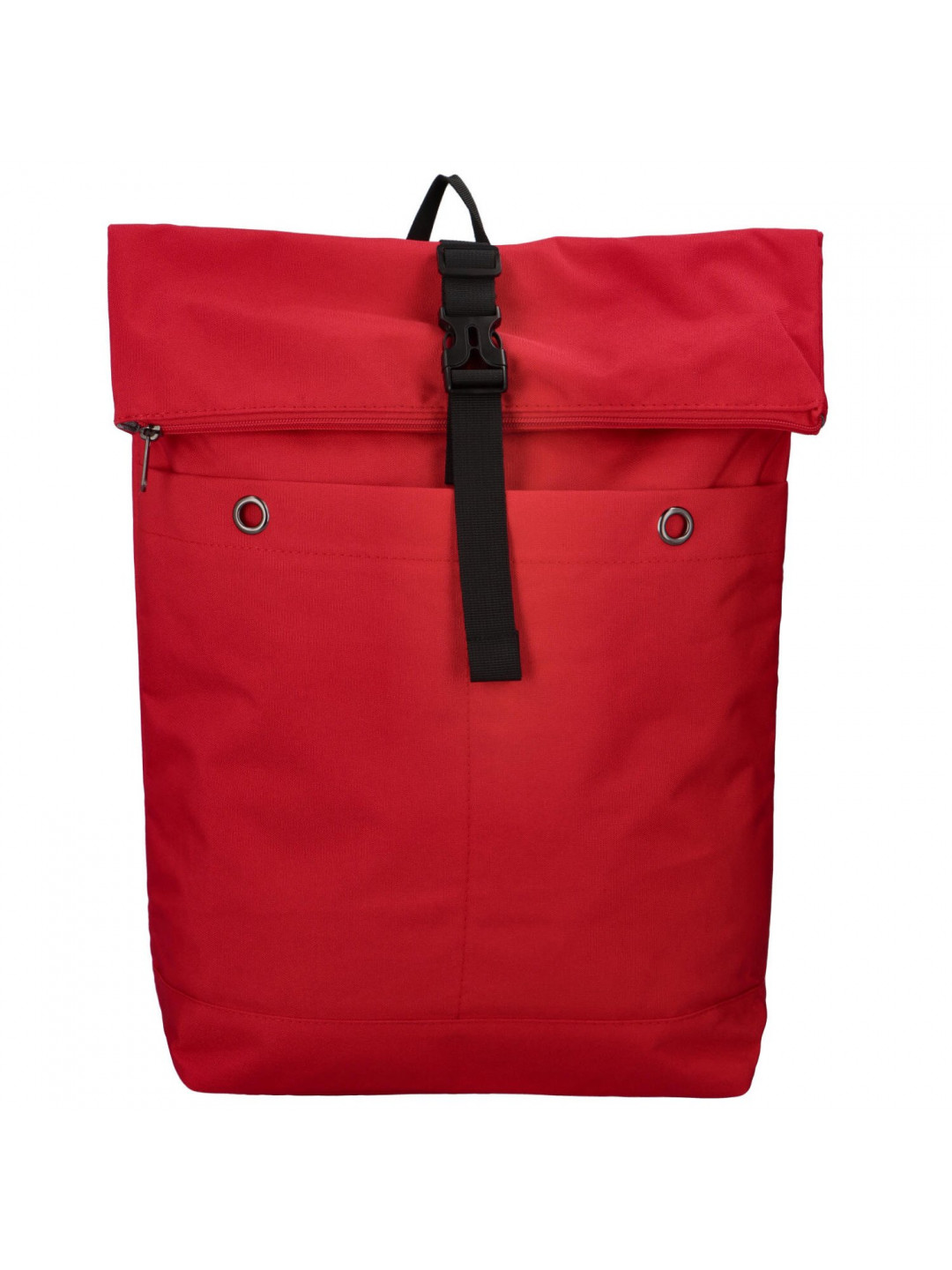 Praktický látkový batoh na notebook Lauko tmavě červená