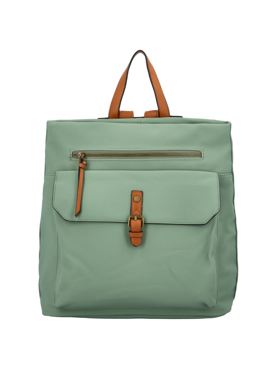 Elegantní dámský textilní batoh Ludmila zelená