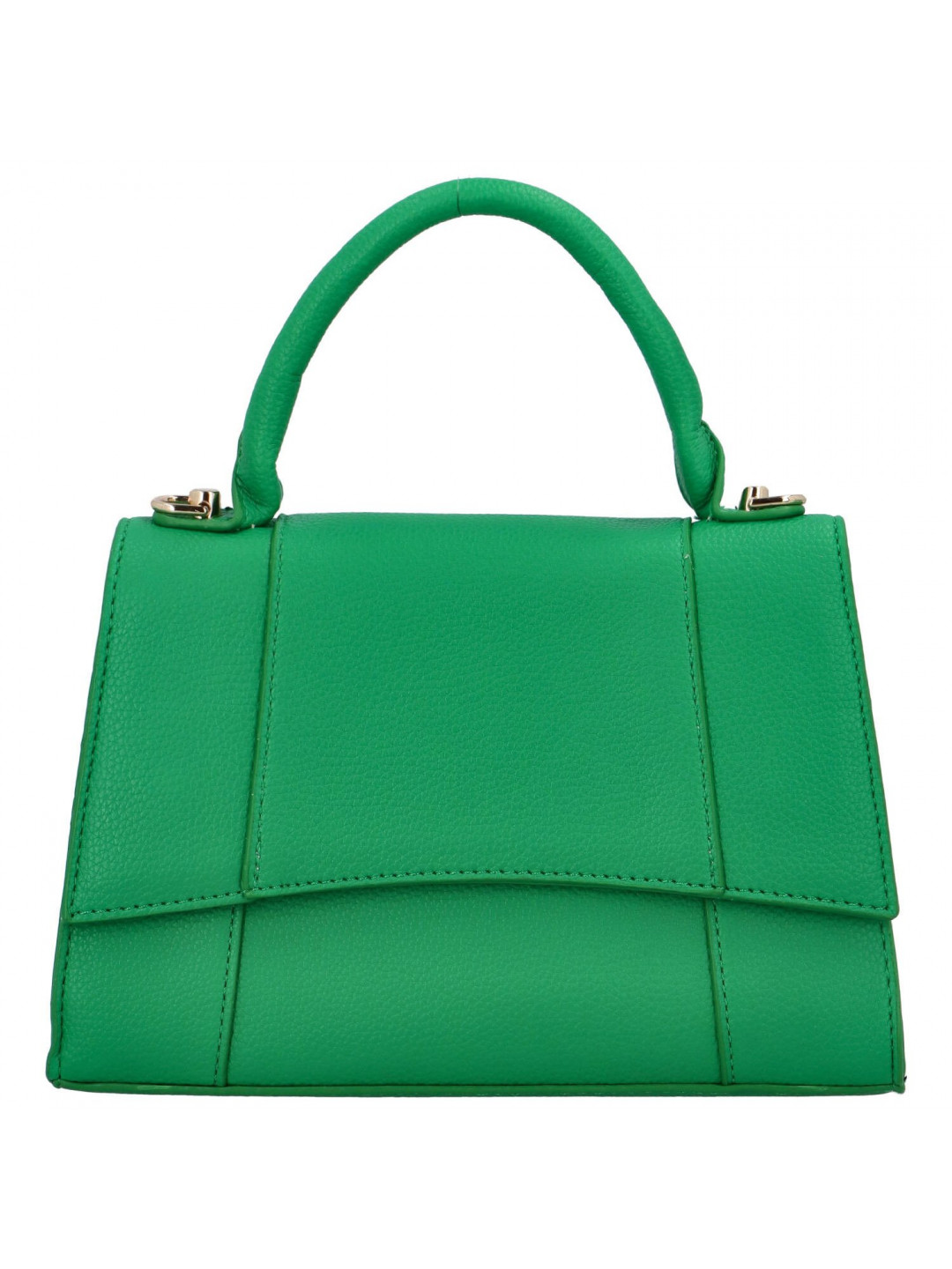 Elegantní dámská koženková kabelka do ruky Lokera zelená