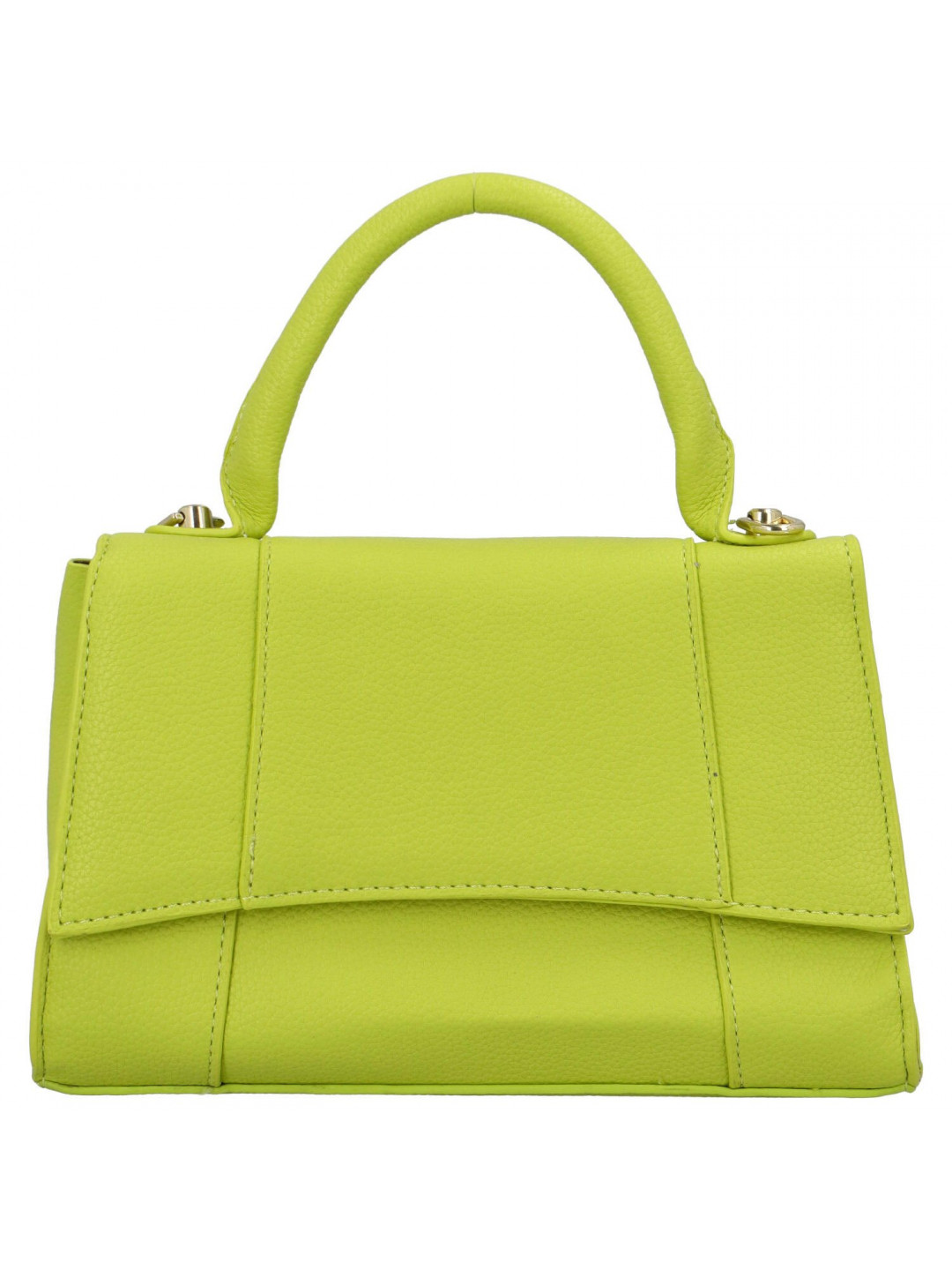 Elegantní dámská koženková kabelka do ruky Lokera výrazná zelená