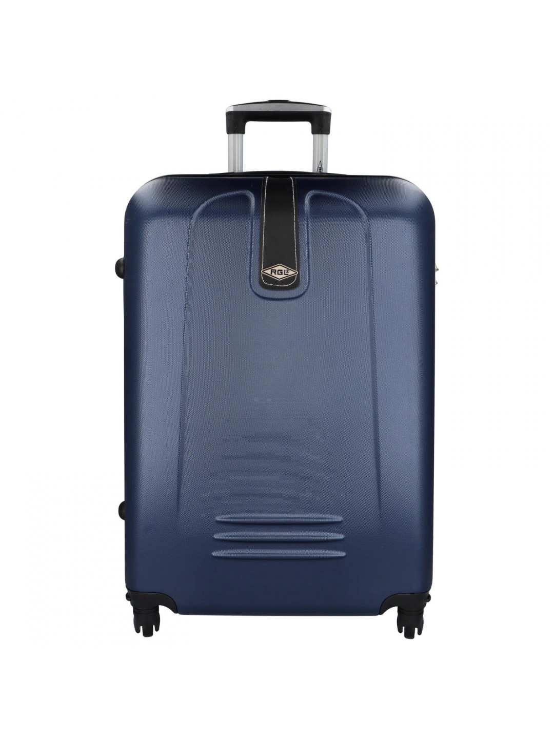 Plastový cestovní kufr Peek tmavě modrý L