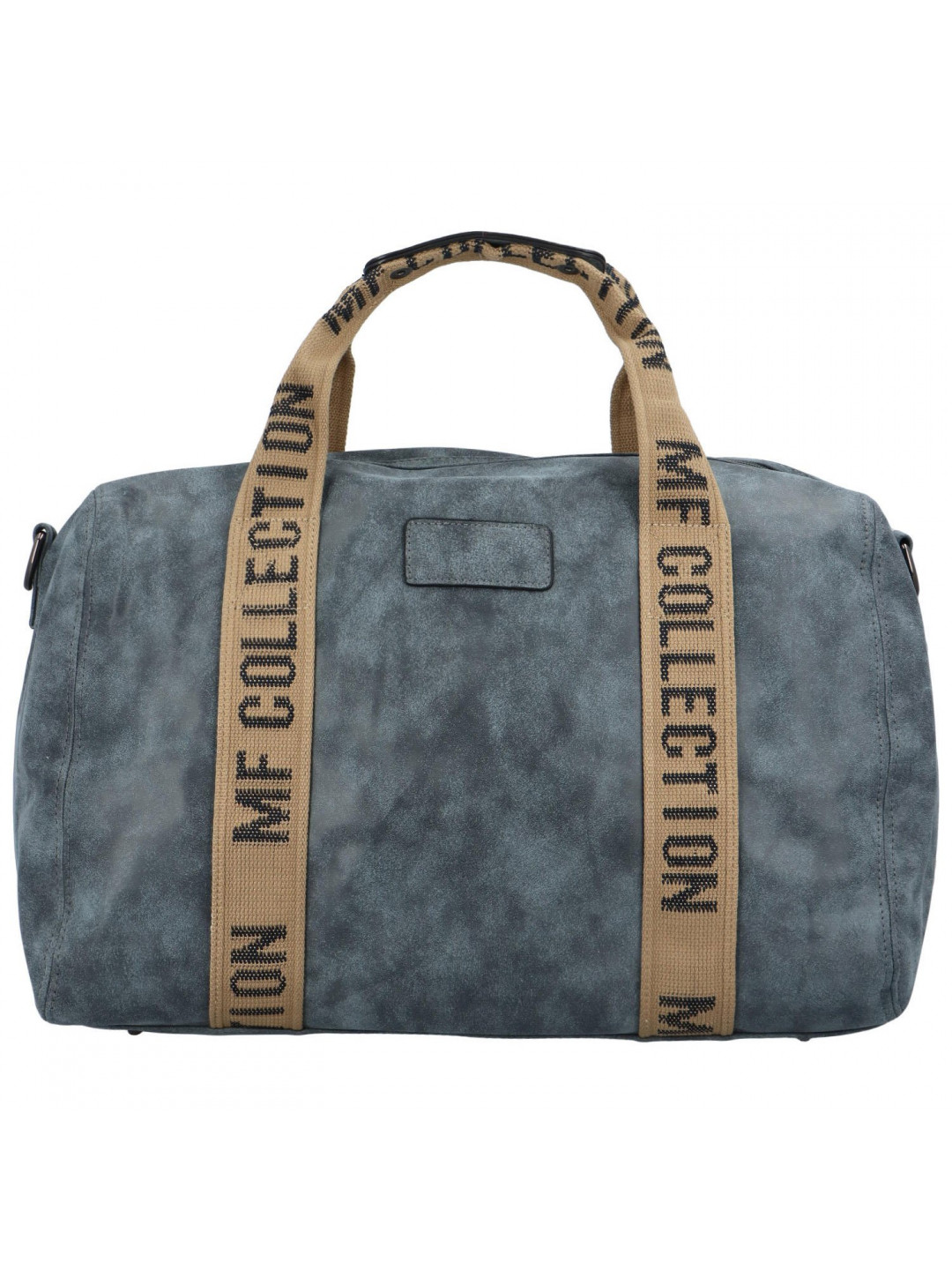 Cestovní dámská koženková kabelka Gita zimní kolekce modrá