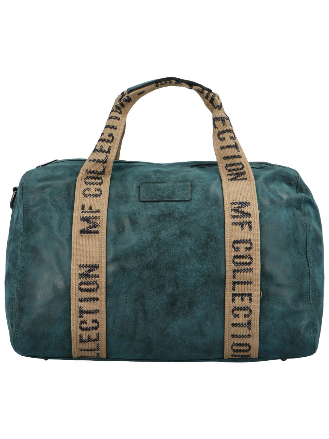 Cestovní dámská koženková kabelka Gita zimní kolekce zelená