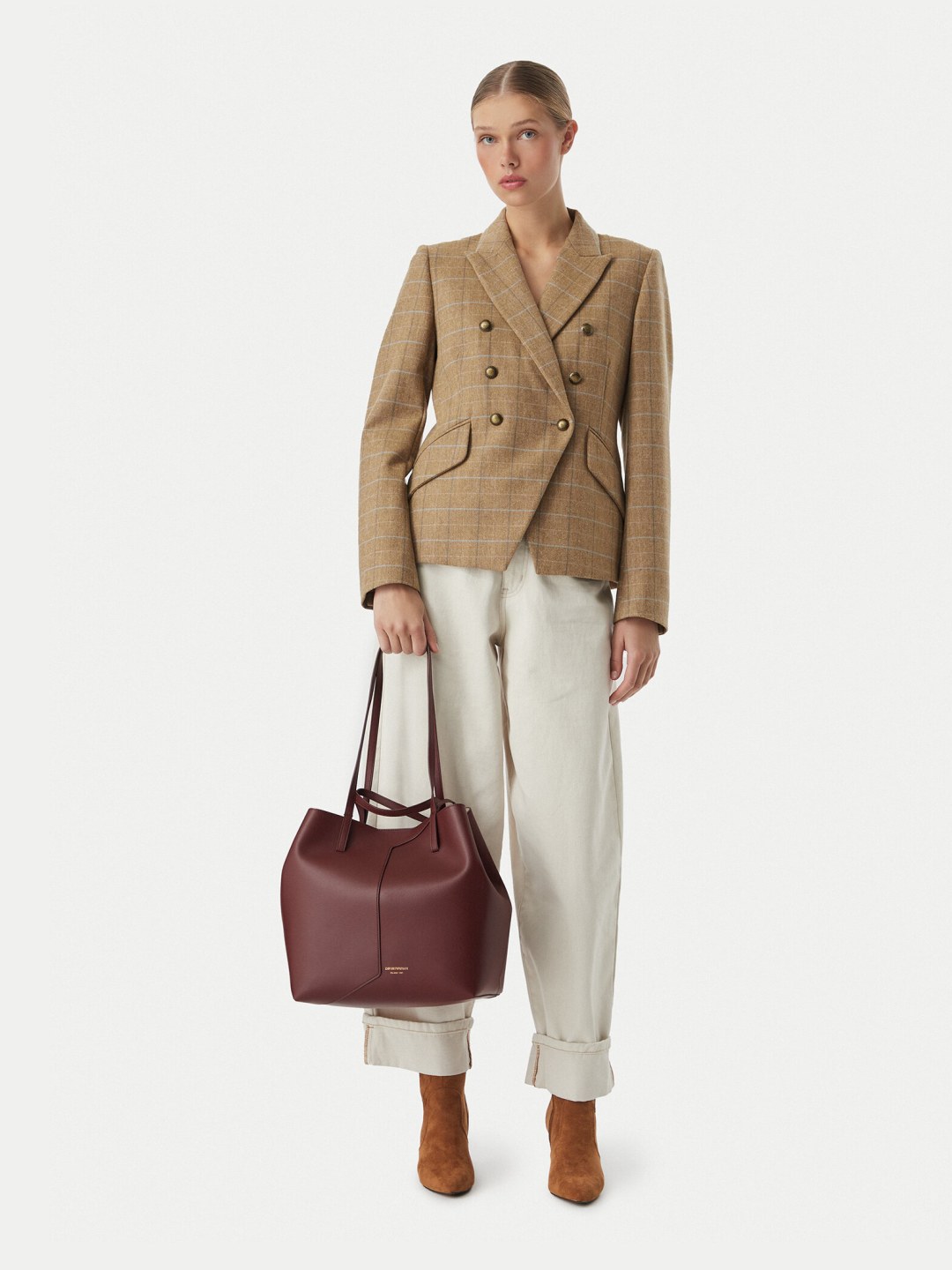 Kabelka Emporio Armani EW005668 AF29459 U6017 Hnědá