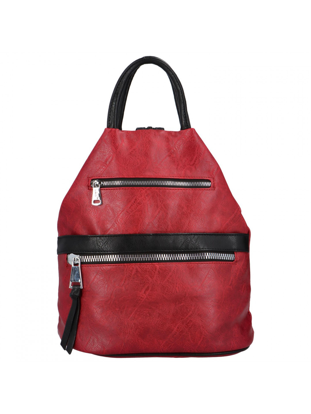 Stylový dámský batoh Zendy červená