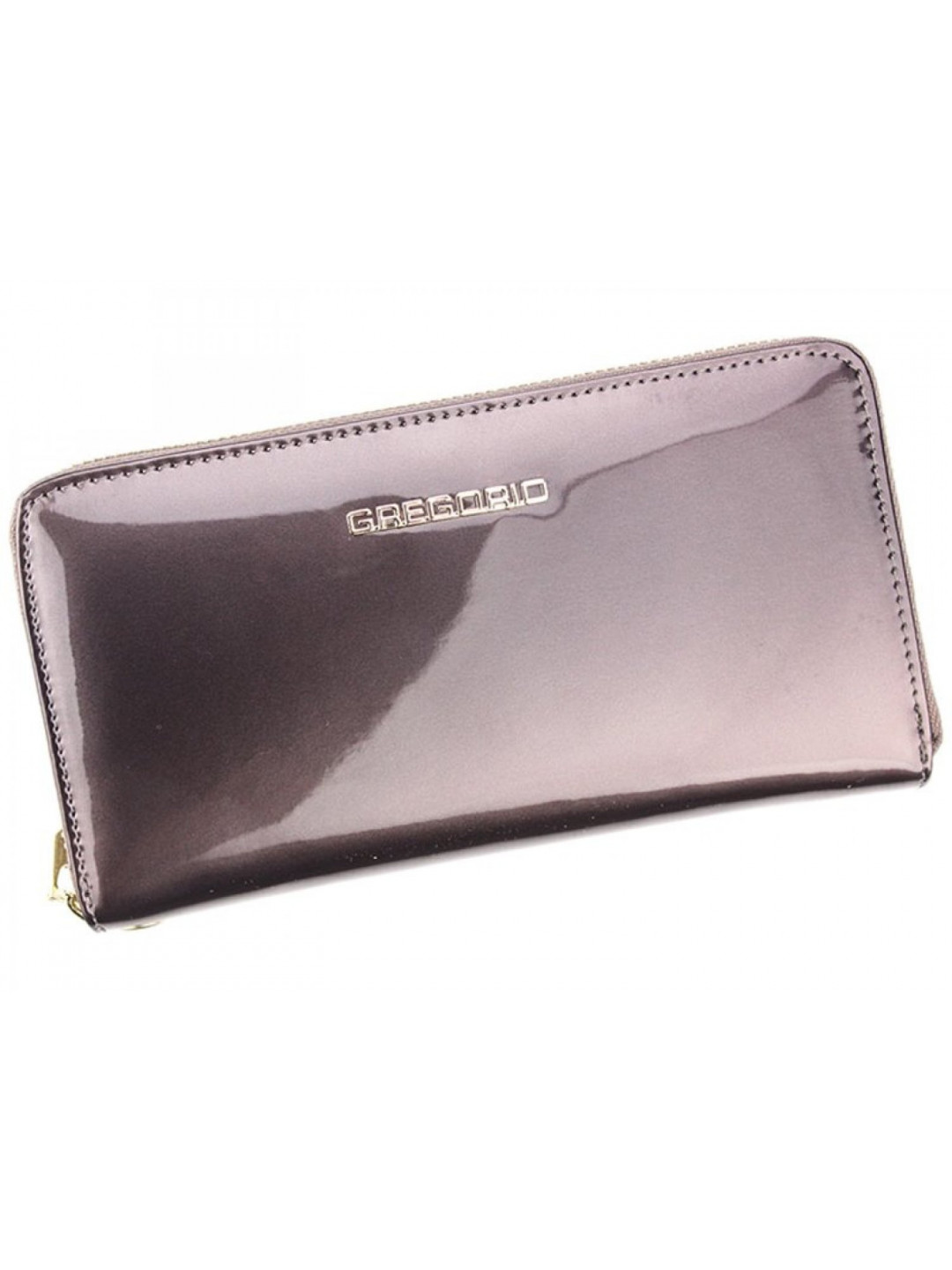 Dámská luxusní kožená peněženka Gregorio EMMA šedá