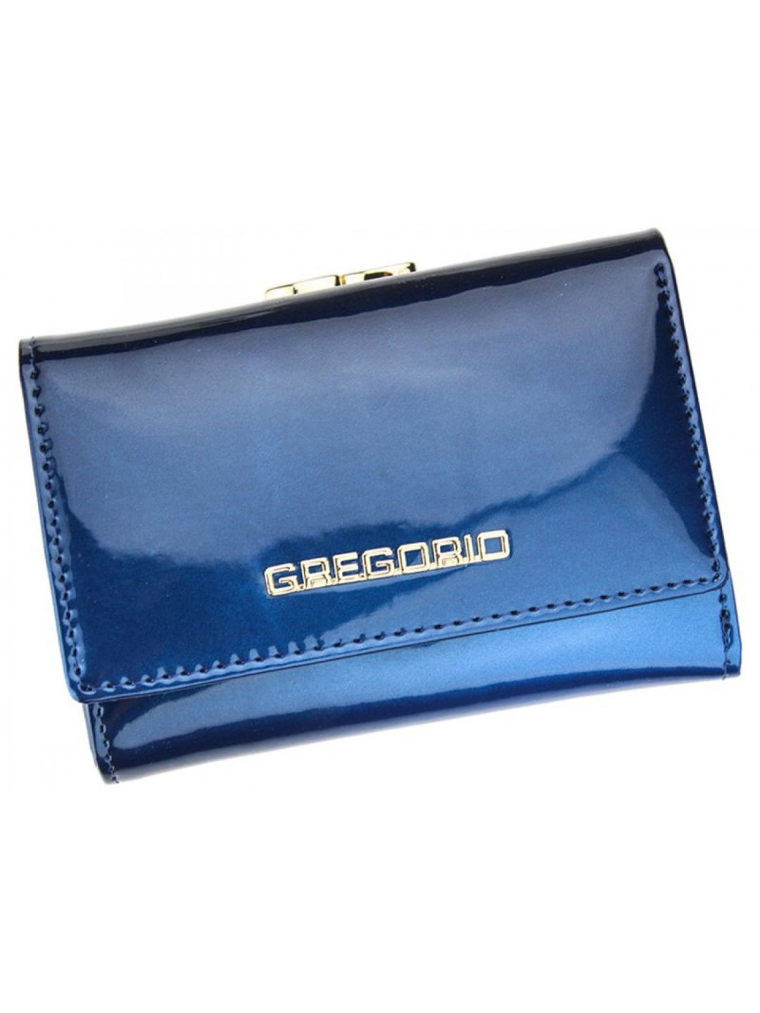 Dámská malá kožená peněženka Ines modrá