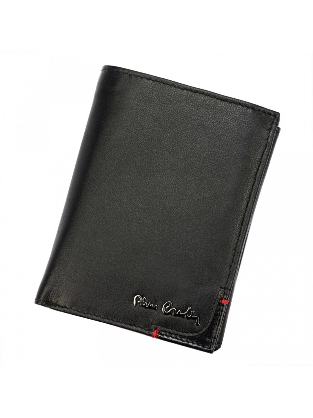 Pánská kožená peněženka na výšku Pierre Cardin Daniell černá