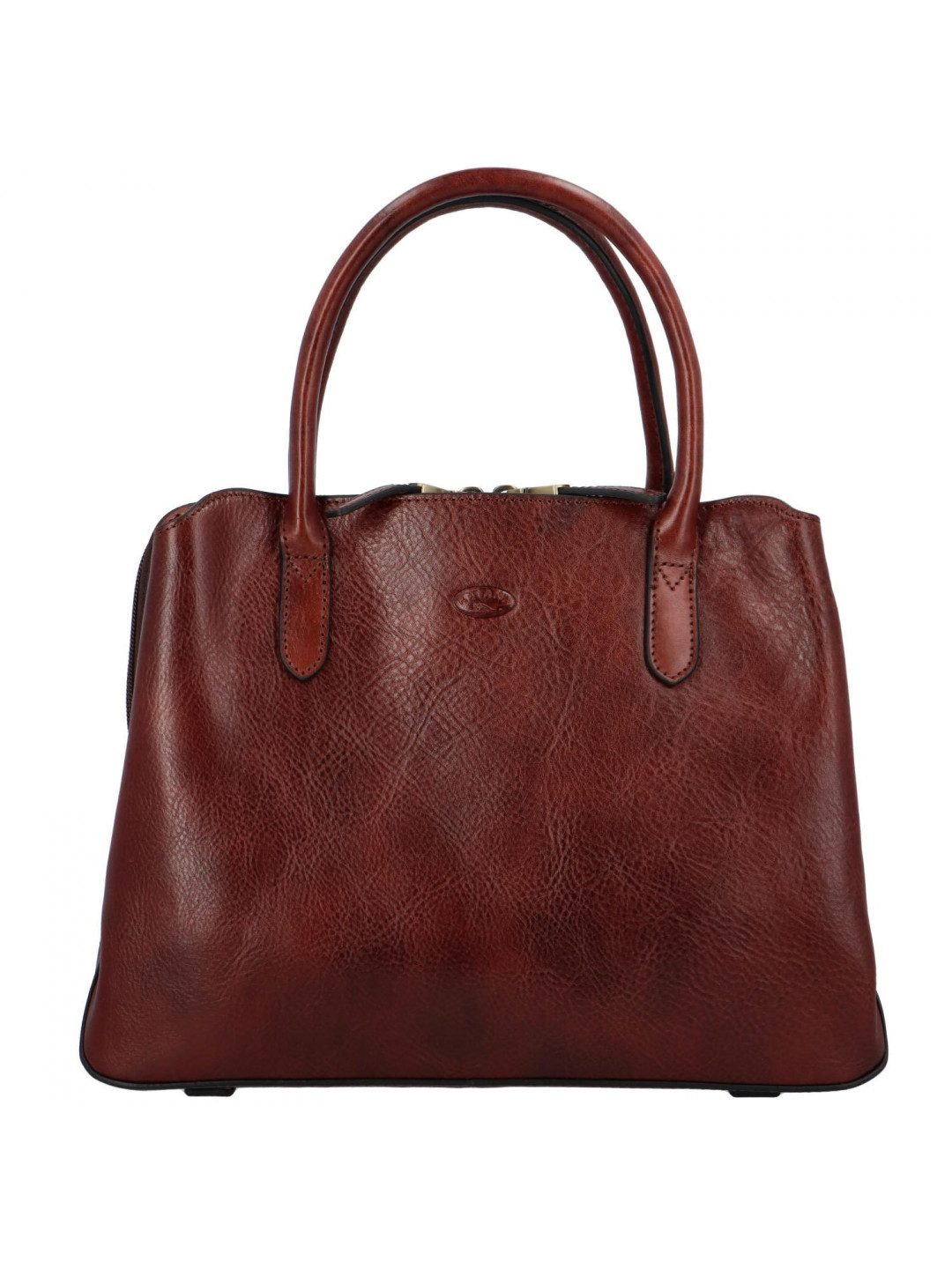 Luxusní dámská kožená kabelka Katana Doria hnědá