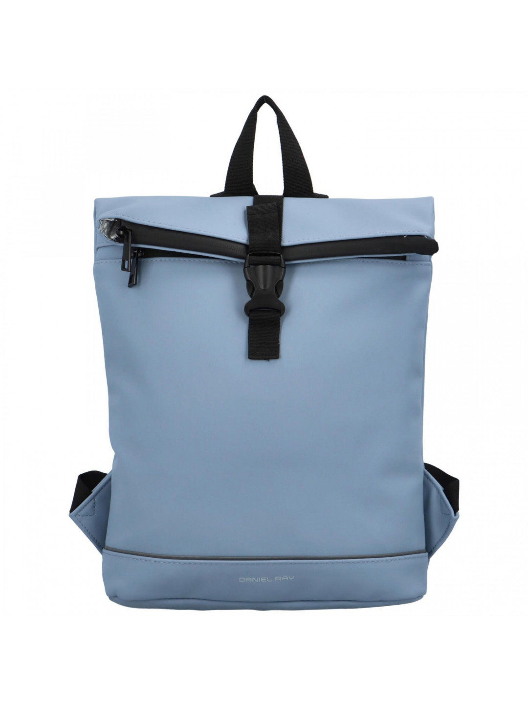 Trendy dámský pogumovaný batoh Andree světle modrá