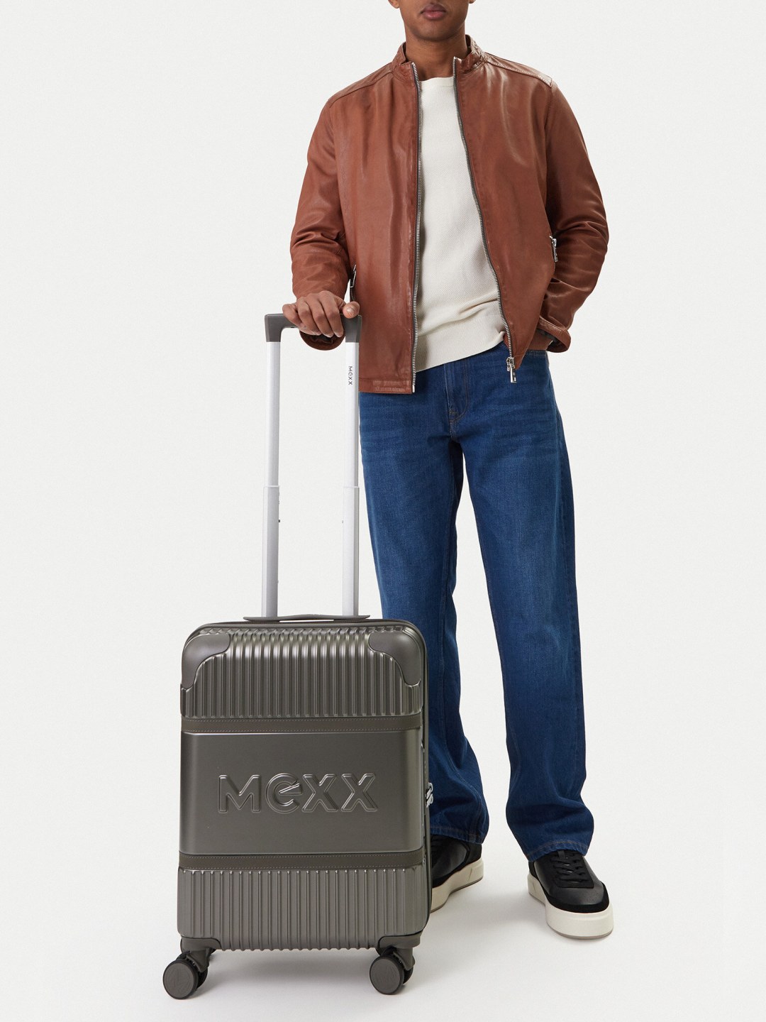 Kabinový kufr MEXX CEO-MEXX-037-S-SILVER Stříbrná