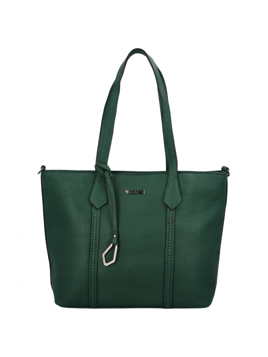 Elegantní dámská koženková kabelka Socorro zelená