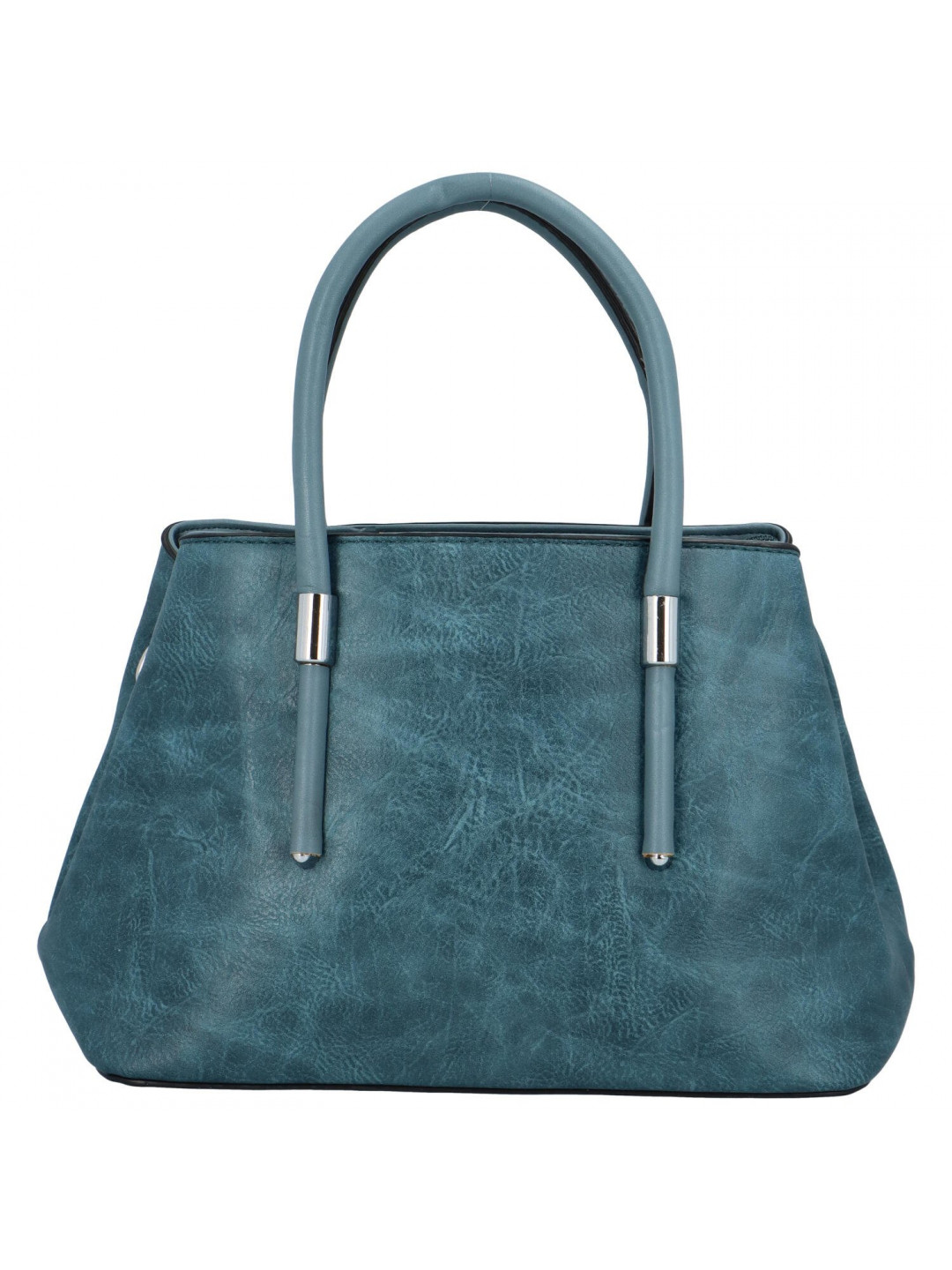 Elegantní dámská koženková kabelka do ruky Antonella světle modrá