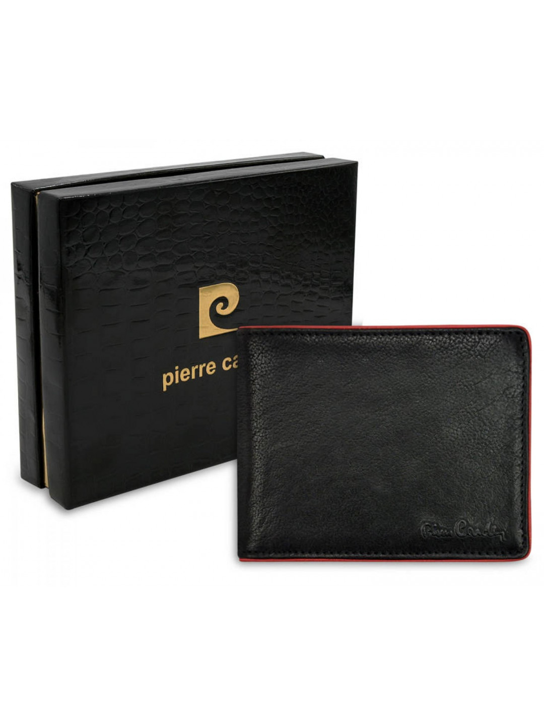 Pánská kožená peněženka na šířku Pierre Cardin Deniss černá