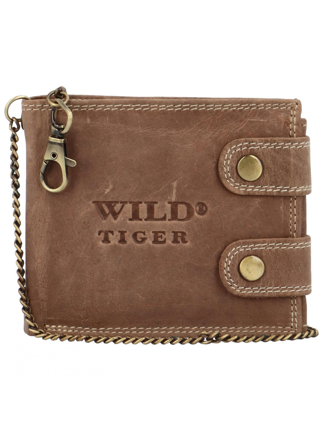 Pánská kožená peněženka Wild Peterr taupe