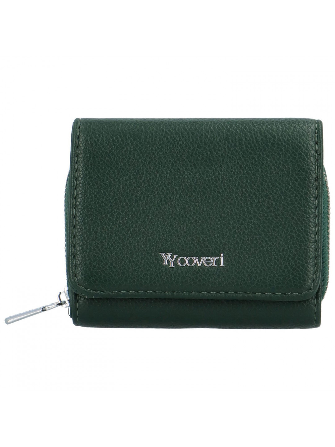 Malá dámská koženková peněženka Rossalinn zelená