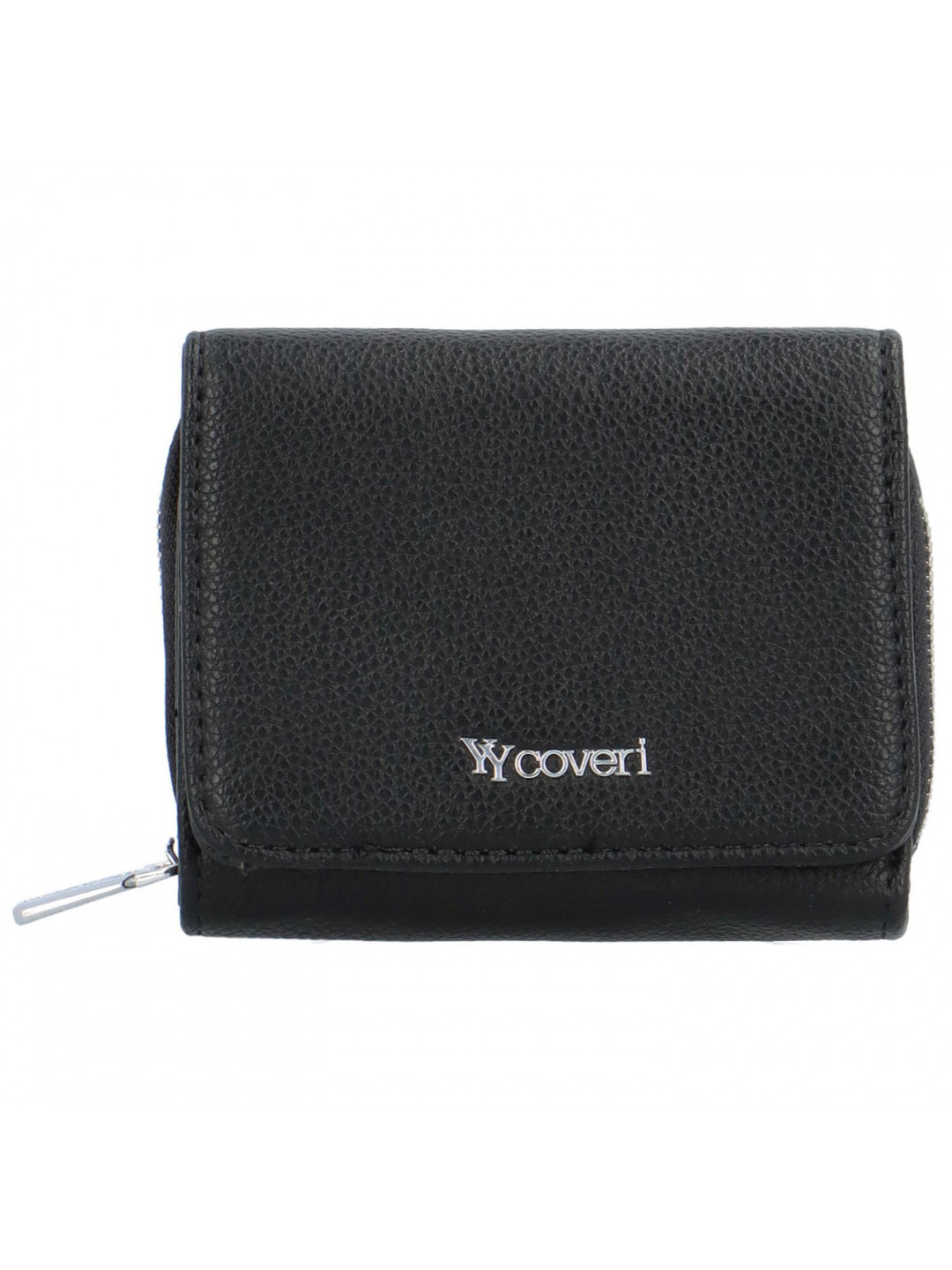 Malá dámská koženková peněženka Rossalinn černá