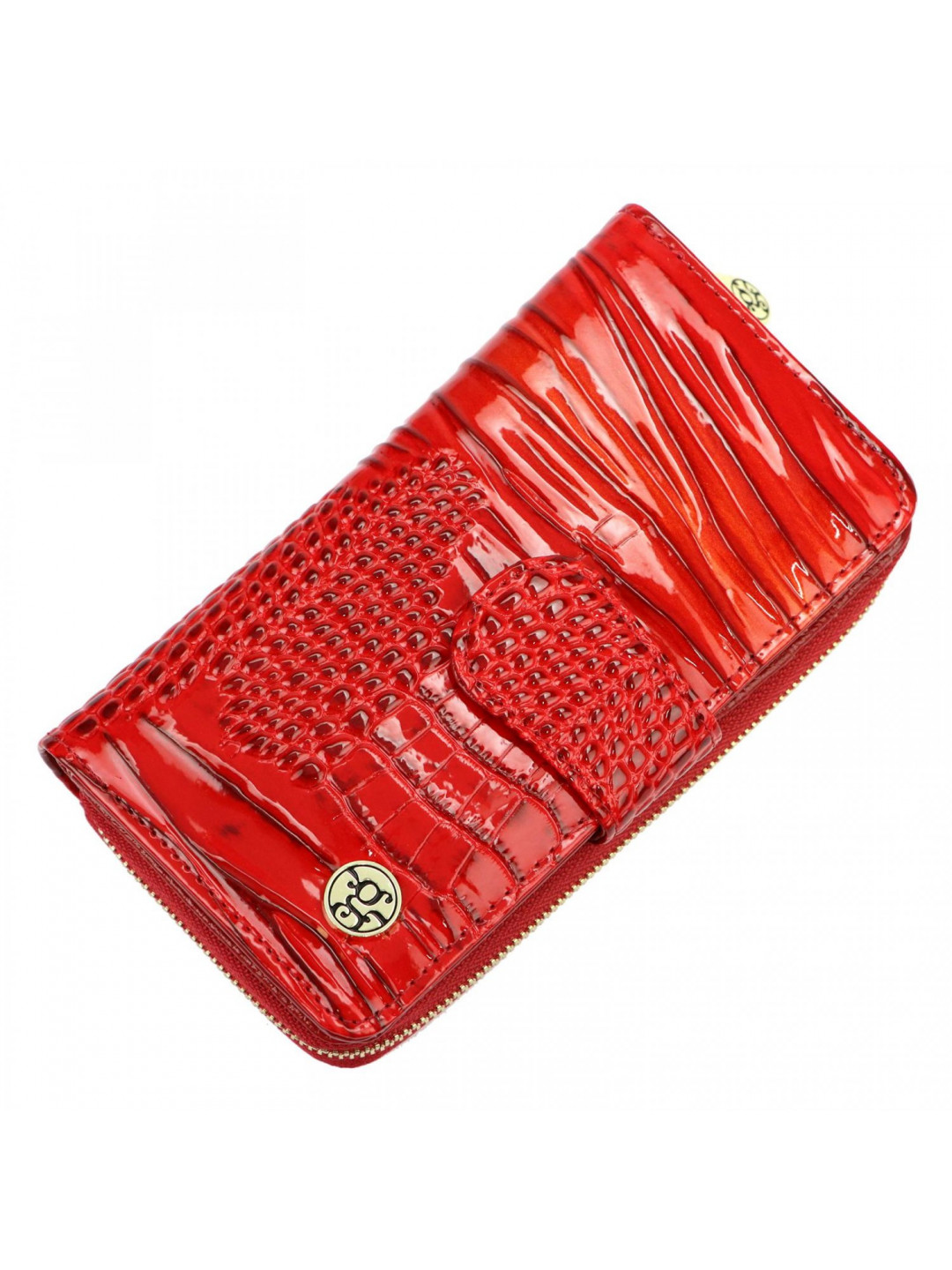Luxusní dámská kožená peněženka Gregorio Sarabia červená