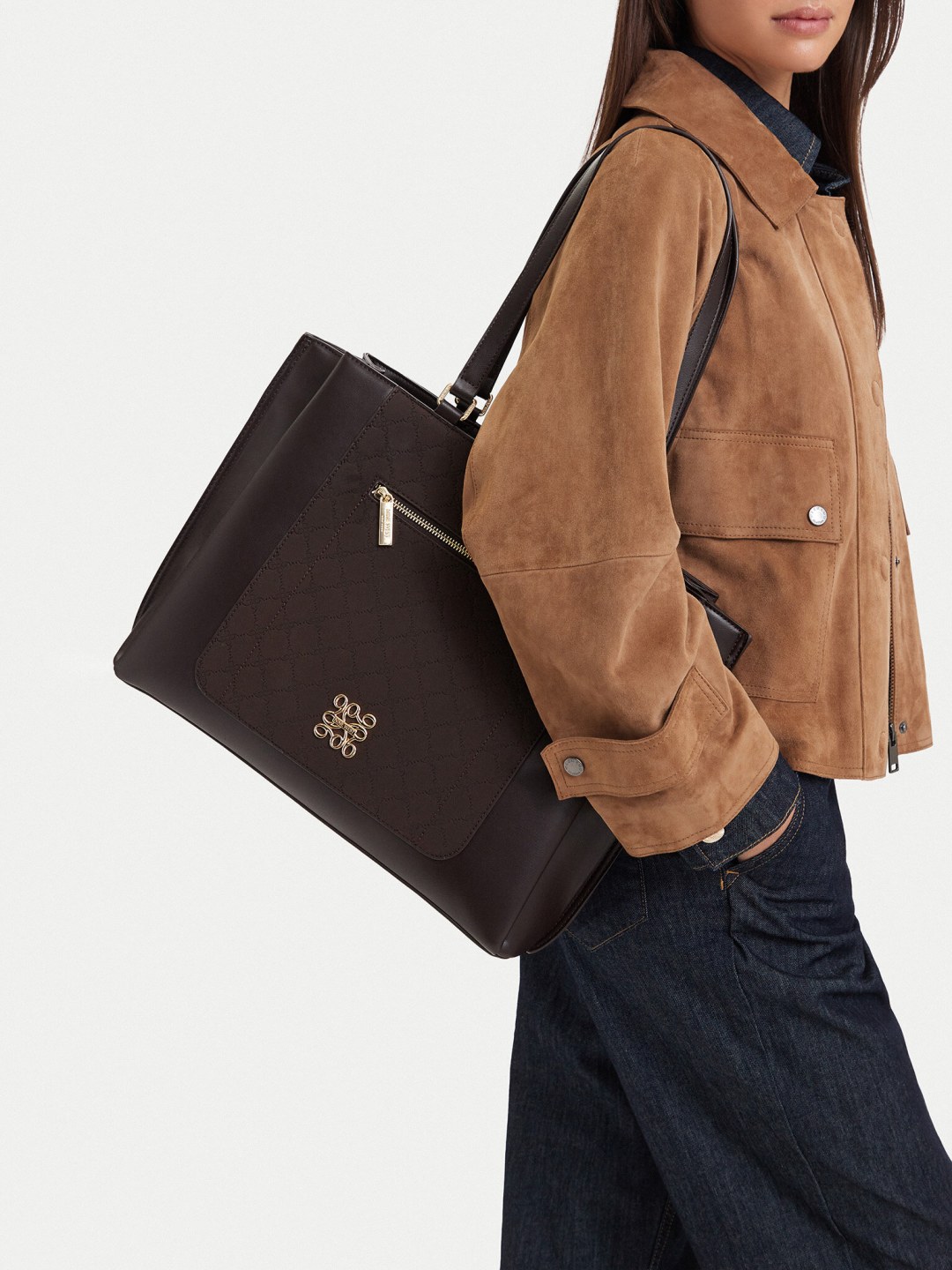 Kabelka Nine West CEO-ELITE FORM-JH7268 Hnědá