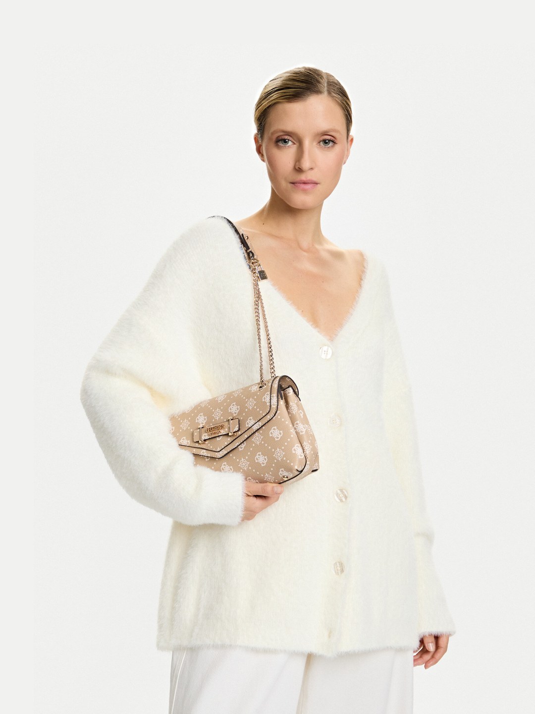 Kabelka Guess Silia HWGP98 90210 Béžová