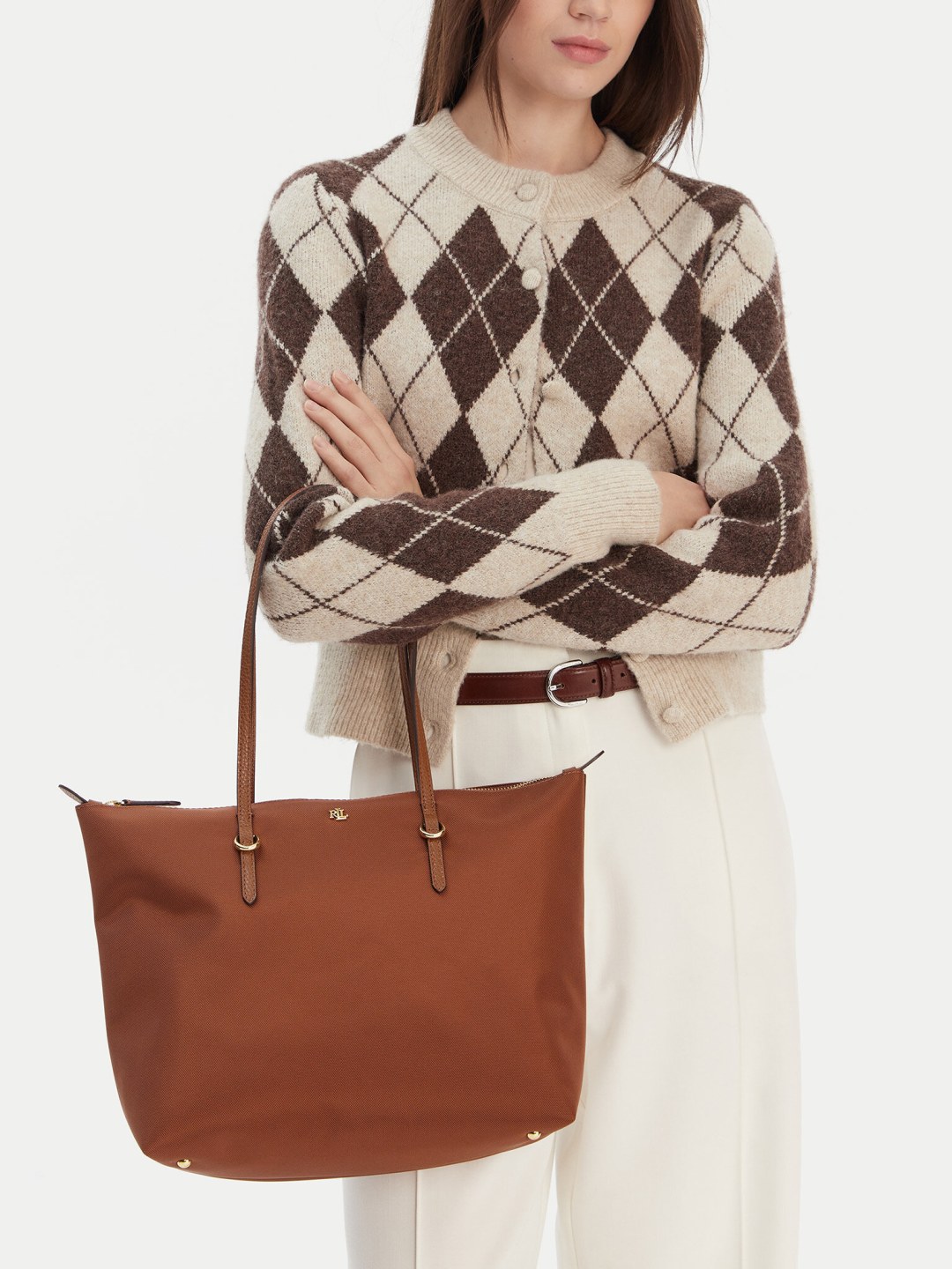 Kabelka LAUREN RALPH LAUREN Keaton 431916737042 Hnědá