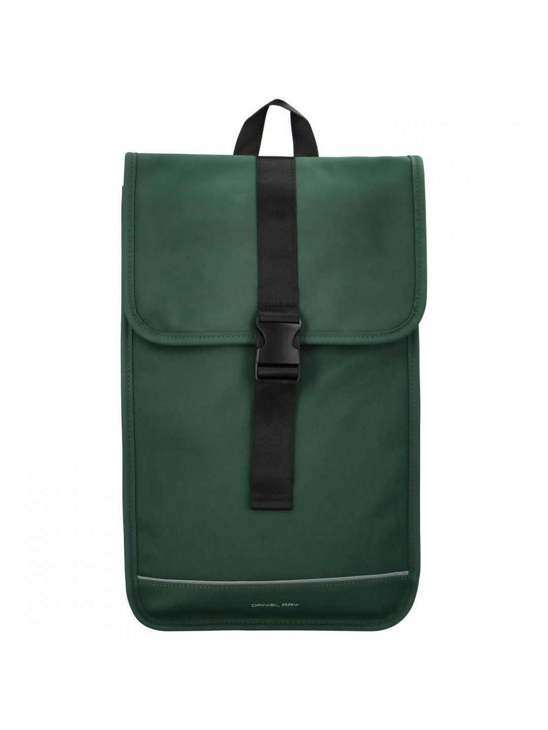 Trendy dámský pogumovaný batoh Valentis tmavě zelená